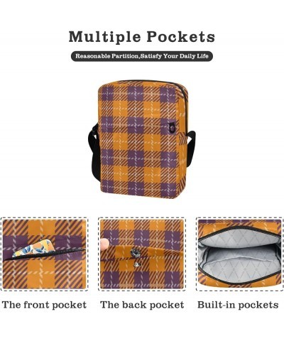 Unisex Crossbody Bag, Scottish Tartan Plaid Durable Sling Side Shoulder bags for men women, One Size Fall Plaid $9.60 Crossbo...