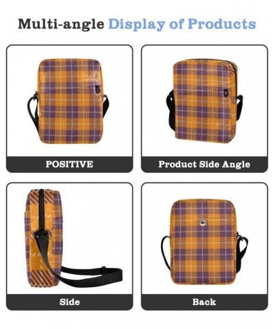 Unisex Crossbody Bag, Scottish Tartan Plaid Durable Sling Side Shoulder bags for men women, One Size Fall Plaid $9.60 Crossbo...