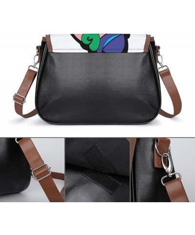 Fashion Crossbody Bags Women's Shoulder Bags Classic City Leather Satchels Hobo Bags Love Heart-shaped Color6 $29.49 Hobo Bags