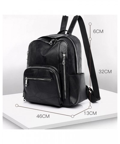 Womens Backpacks Quality Casual Backpacks Fashion Large Capacity Travel Backpack Female womens Fashion Bags (Color : White, S...