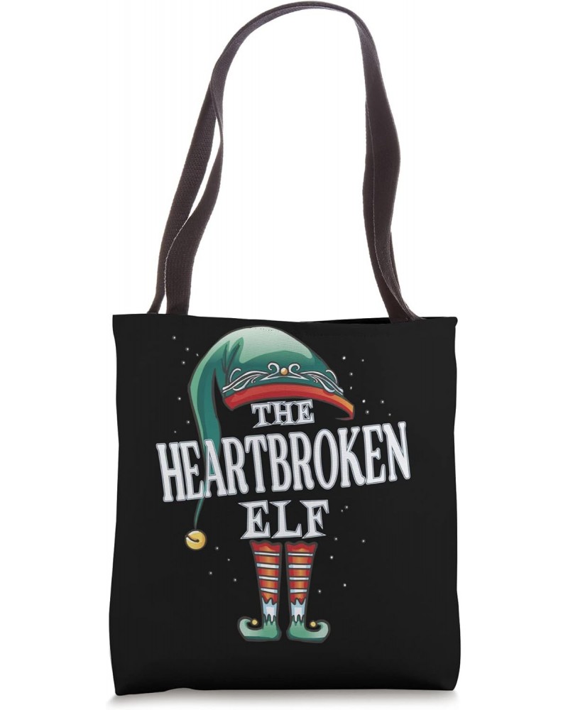 Heartbroken Elf Christmas Group Xmas Pajama Party Tote Bag $13.17 Totes