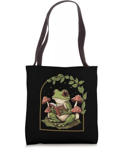 Cottagecore Frog Tote Bag $17.67 Totes