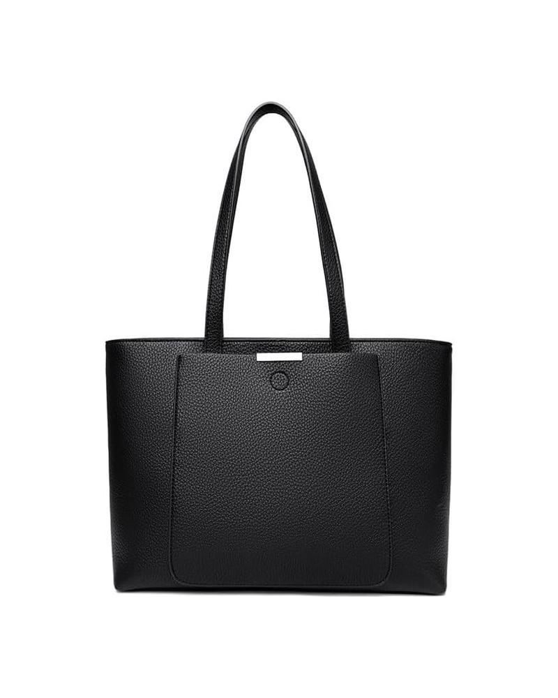 Khaki Tote Bag for Women Large Tote Bag with Zipper Top Handle Bag Trendy Shoulder Purse Black $30.25 Totes