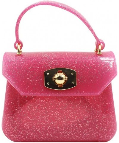 Little Girls Purse Small Candy Color Jelly Crossbody Bag Satchel Tote Handbag Shoulder Glitter Rose $11.66 Satchels