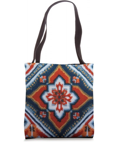 Palestinian Tatreez Pattern Arabic Tote Bag $11.18 Totes