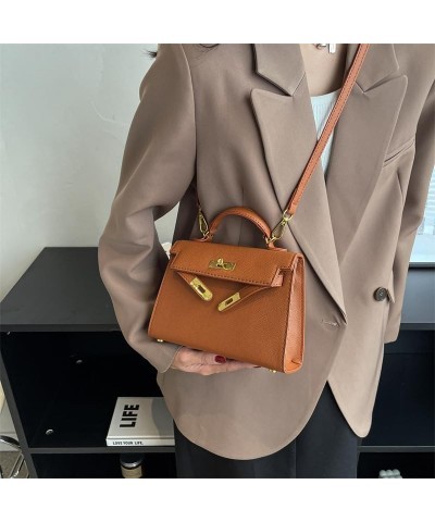 Leather Crossbody Bag Shoulder Bag Cross Body Bag Leather Designer Handbags for Women Crossbody Bags for Women Trendy Brown $...