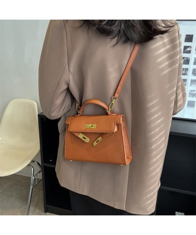 Leather Crossbody Bag Shoulder Bag Cross Body Bag Leather Designer Handbags for Women Crossbody Bags for Women Trendy Brown $...