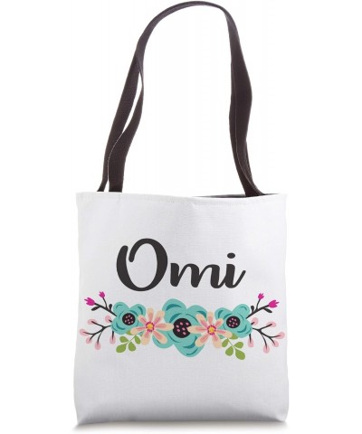 Omi Gifts From Grandkids Floral Personalized Name Gift Tote Bag $14.99 Totes