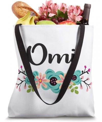 Omi Gifts From Grandkids Floral Personalized Name Gift Tote Bag $14.99 Totes