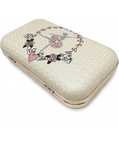 Women Handbag Clutch Crystal Evening Bag Flower Embroidery Wedding Bag Purse Party Bag Chain (A,One Size) A One Size $66.34 E...