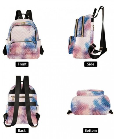 Trendy Abstract Tie Dye Mini Backpack Purse for Women Travel Bag Fashion Daypack Back Pack Shoulder Bag Multicolor Small $17....