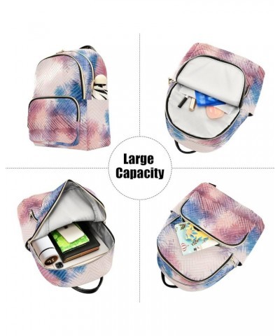 Trendy Abstract Tie Dye Mini Backpack Purse for Women Travel Bag Fashion Daypack Back Pack Shoulder Bag Multicolor Small $17....