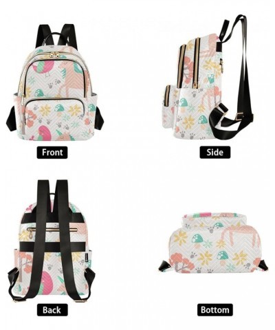 Magazine Map Women's Backpack Wallet Casual Small Backpack Fashion Women's Travel Bag School Backpack Color323 Medium $18.28 ...