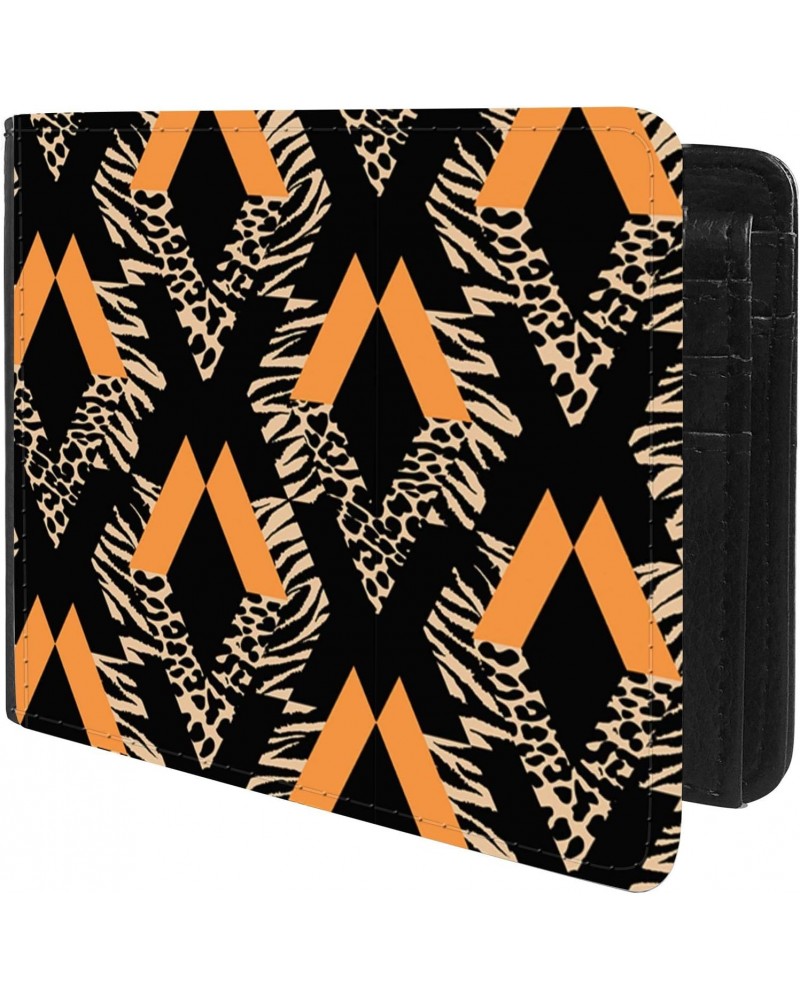 Unique Desige Pattern - Abstract Geometric Pattern, Slim Front Pocket Wallet Billfold RFID Blocking $9.17 Wallets