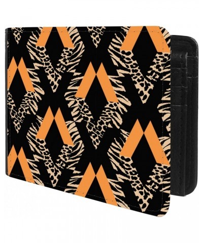 Unique Desige Pattern - Abstract Geometric Pattern, Slim Front Pocket Wallet Billfold RFID Blocking $9.17 Wallets