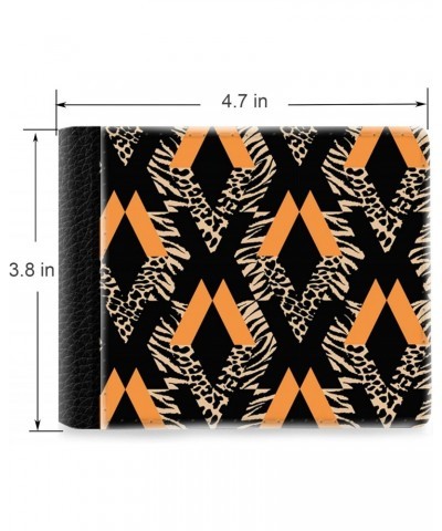 Unique Desige Pattern - Abstract Geometric Pattern, Slim Front Pocket Wallet Billfold RFID Blocking $9.17 Wallets