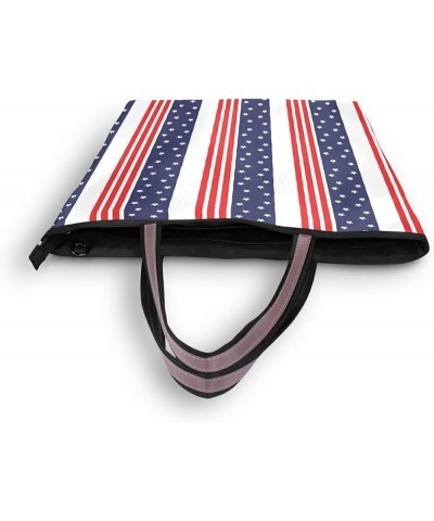 Women's Tote Purse with Pocket,Shell Printed Handbag Summer Beach Tote Bag Us Flag 3 $11.97 Totes