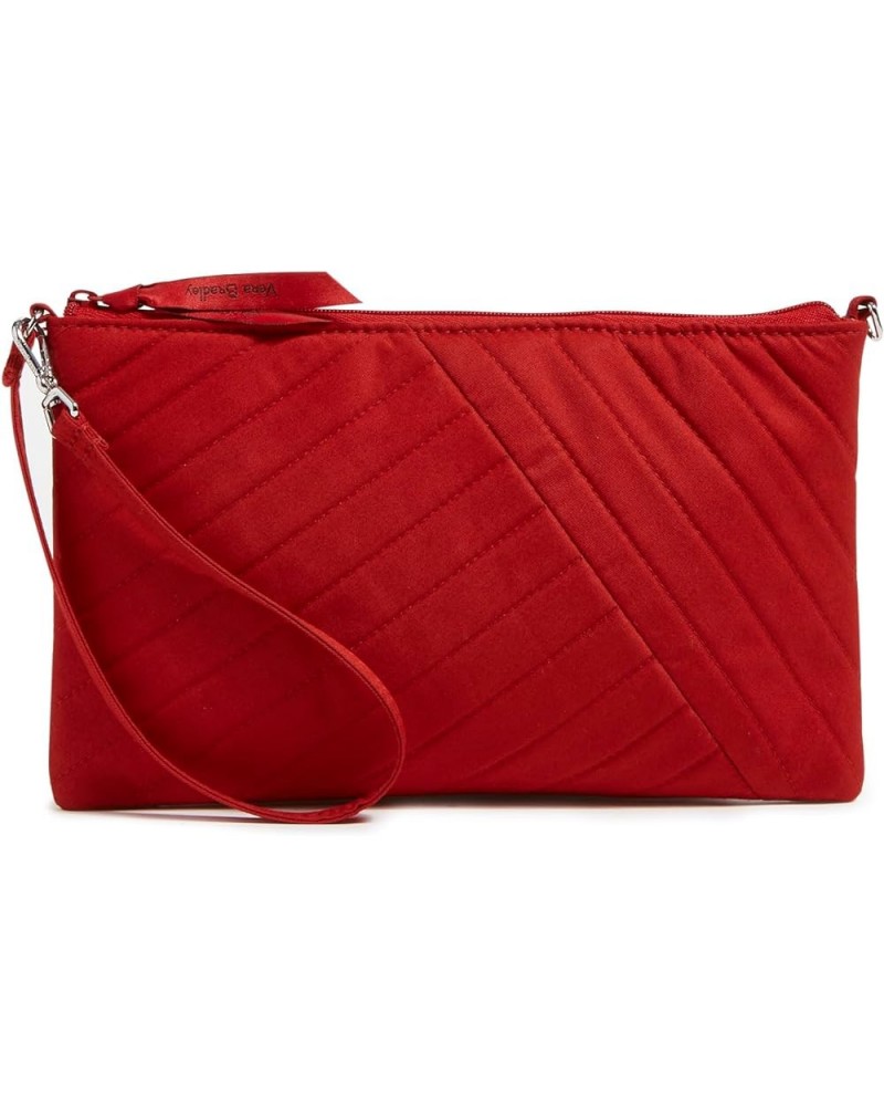 Cotton Convertible Wristlet with RFID Protection Cardinal Red $16.22 Wristlets