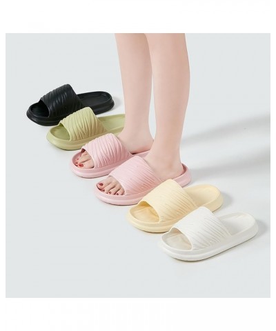 Slipper Booties Women Hard Sole Room Home Non Slip Breathable Massage Soft Sole Quick Ladies Slippers for Women Open Toe Yell...