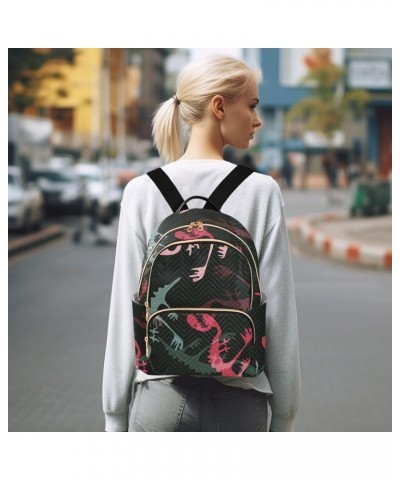 Backpack Purse for Women Child Camouflage, Mini Fashion Backpack Trendy Dinosaurs Lightweight Casual Daypack Shoulder Bag Tra...