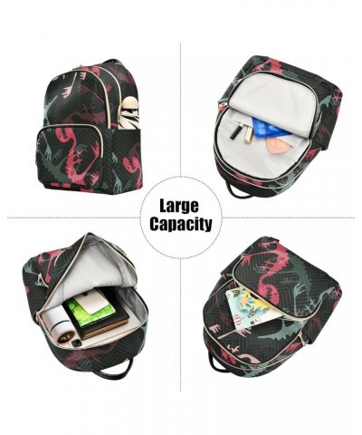 Backpack Purse for Women Child Camouflage, Mini Fashion Backpack Trendy Dinosaurs Lightweight Casual Daypack Shoulder Bag Tra...