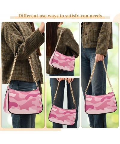 Shoulder Bags for Women, Fashionable Camouflage Hobo Tote Handbag, Retro Chain Bag Purse with Zipper Color02 $15.29 Shoulder ...