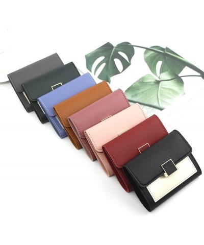 Pocket Wallet Ladies Mini Purse with ID Window，Small Wallet for Women，Ultra Slim Pu Leather Credit Card Holder Clutch Wallets...