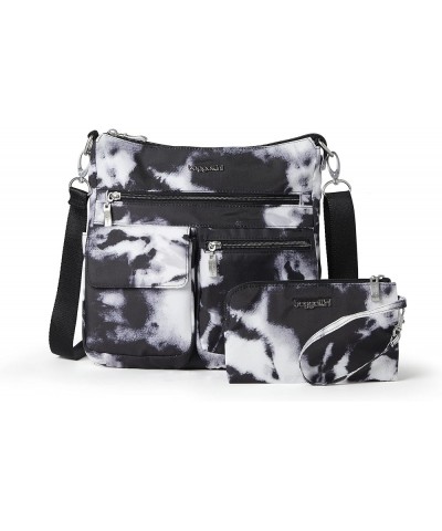 Modern Everywhere Slim Crossbody Black Ink Tie-dye $45.45 Crossbody Bags