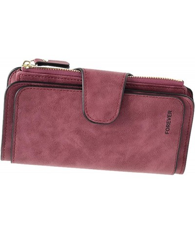 Women's Purse Leather Handbag Wallet Multipurpose Wallet for Women Clear Phone Case with Wallet (E, One Size) F One Size $9.7...