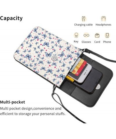 Womens Crossbody Bags Star Pattern Phone Bag Wallet Purses Adjustable Strap Butterfly Patter (3) $17.76 Crossbody Bags