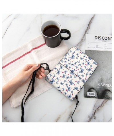 Womens Crossbody Bags Star Pattern Phone Bag Wallet Purses Adjustable Strap Butterfly Patter (3) $17.76 Crossbody Bags