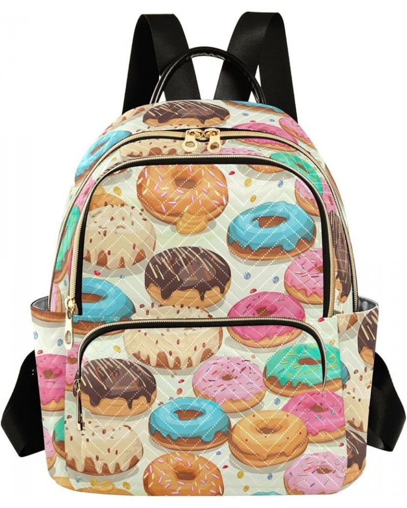 Donuts Backpack Purse for Women Small Travel Bag Fashion Daypack M 202a2101 S(10.23"x5.11"x12.59") 202a2101 $22.54 Backpacks