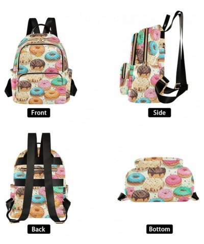 Donuts Backpack Purse for Women Small Travel Bag Fashion Daypack M 202a2101 S(10.23"x5.11"x12.59") 202a2101 $22.54 Backpacks