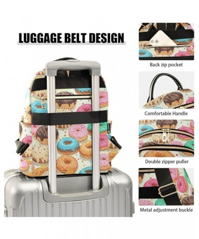 Donuts Backpack Purse for Women Small Travel Bag Fashion Daypack M 202a2101 S(10.23"x5.11"x12.59") 202a2101 $22.54 Backpacks