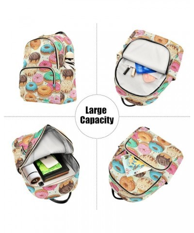 Donuts Backpack Purse for Women Small Travel Bag Fashion Daypack M 202a2101 S(10.23"x5.11"x12.59") 202a2101 $22.54 Backpacks