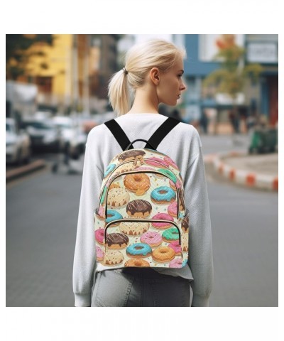 Donuts Backpack Purse for Women Small Travel Bag Fashion Daypack M 202a2101 S(10.23"x5.11"x12.59") 202a2101 $22.54 Backpacks