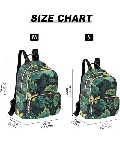 Carnival Mardi Gras Masquerade Quilted Backpacks Casual Backpack Cute Backpacks for Travel Green Butterflies Leaves Medium $1...