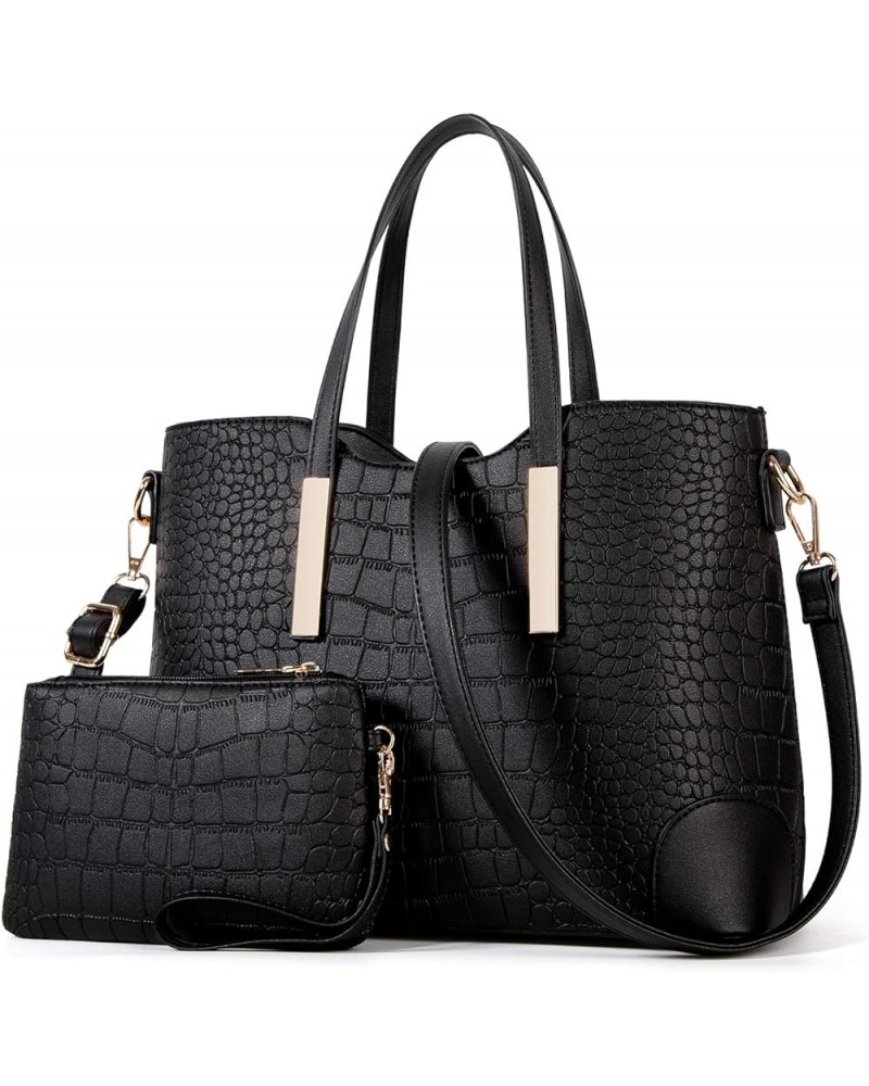 Purses and Handbags for Womens Satchel Shoulder Tote Bags Wallets 1-black $20.50 Totes