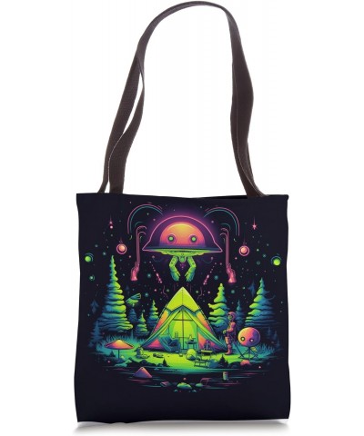 Camping UFO Gear Alien Abduction Tote Bag $12.65 Totes