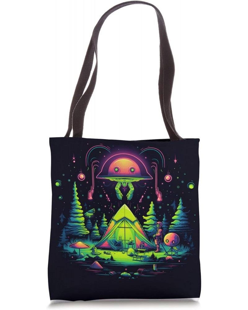 Camping UFO Gear Alien Abduction Tote Bag $12.65 Totes