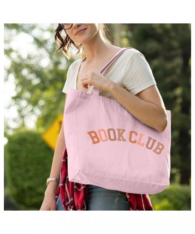 Book Club Zippered Tote Bag - Book Aesthetic Bag - Book Themed Present White $12.70 Totes