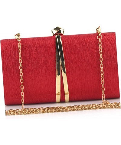 Hand Purse for Women Evening Clutch Womens Clutch Wallet Clutch for Women Clutch Purse Ladies Hand Bag Red $14.57 Totes