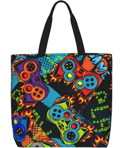 Tote Bag for Summer Beach Shoulder Bag with Large Capacity for Women Ideal for Holidays Pattern (676) $12.24 Totes