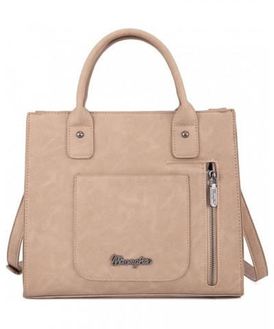 Wrangler Tote Bag for Women Western Cowhide Purse and Wallet Set Horsehair Khaki $49.39 Handbags