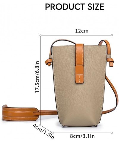 Lightweight Crossbody Bag Leather Shoulder Handbag Casual Travel Cell Phone Purse Wallet for Women (Blue) Grey $15.56 Totes