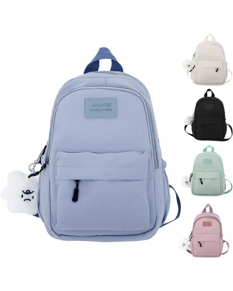 Cute Backpack Small Backpack Purse Mini Backpack Kawaii Backpack Small Backpack for Women Small Backpack for Travel Blue $13....