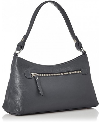 Bag Shoulder 2-Way Leather Charcoal $65.95 Shoulder Bags