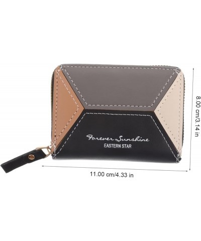 5pcs Credit Card Bag Portable Wallet Womens Black Wallet Business Storage Womans Wallet Cards Wallet Leather Womens Wallet Wi...