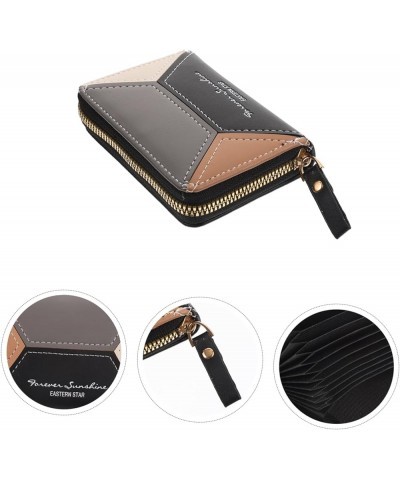 5pcs Credit Card Bag Portable Wallet Womens Black Wallet Business Storage Womans Wallet Cards Wallet Leather Womens Wallet Wi...