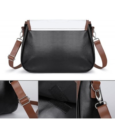 Fashion Crossbody Bags Women's Shoulder Bags Classic City Leather Satchels Hobo Bags Nature Mountain Color13 $24.15 Hobo Bags